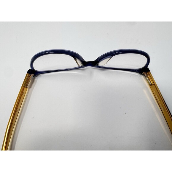 Carolina Herrera VHE677K Eyeglass Frames Only Blue Gold COL 0D99 52-17-140 main image 14